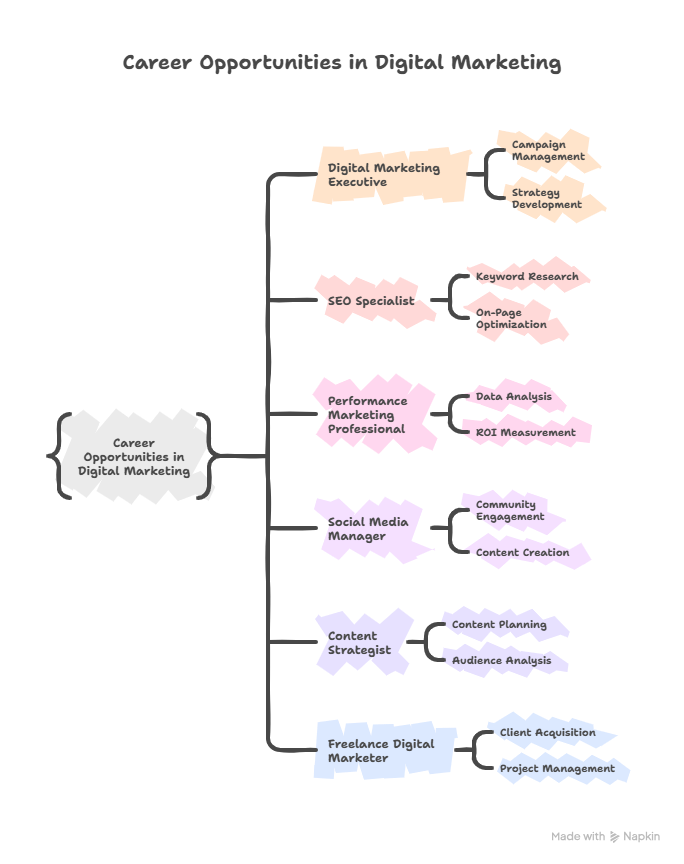 Career Opportunities After Learning Digital Marketing
